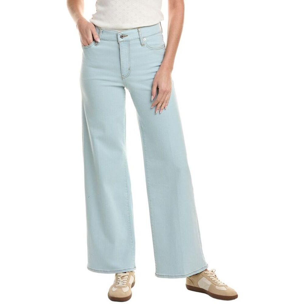Frame Denim Womens Le Slim Palazzo Feather Jean